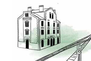 Dessin ancienne gare de déportation de Bobigny Gare Bobigny Commemo 27 JANV 2026